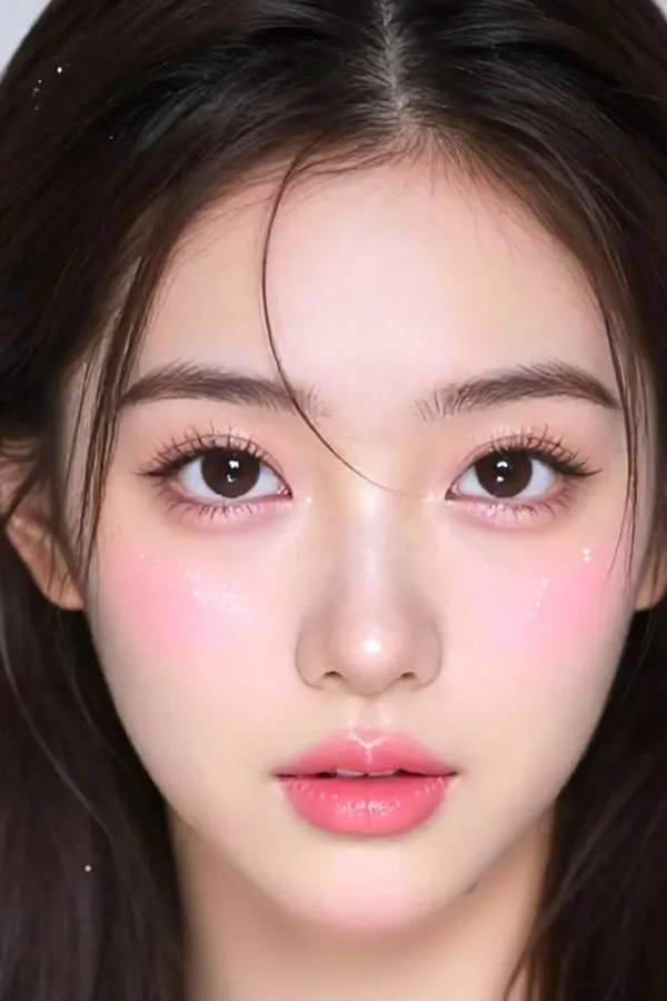 Korean style makeup look 26