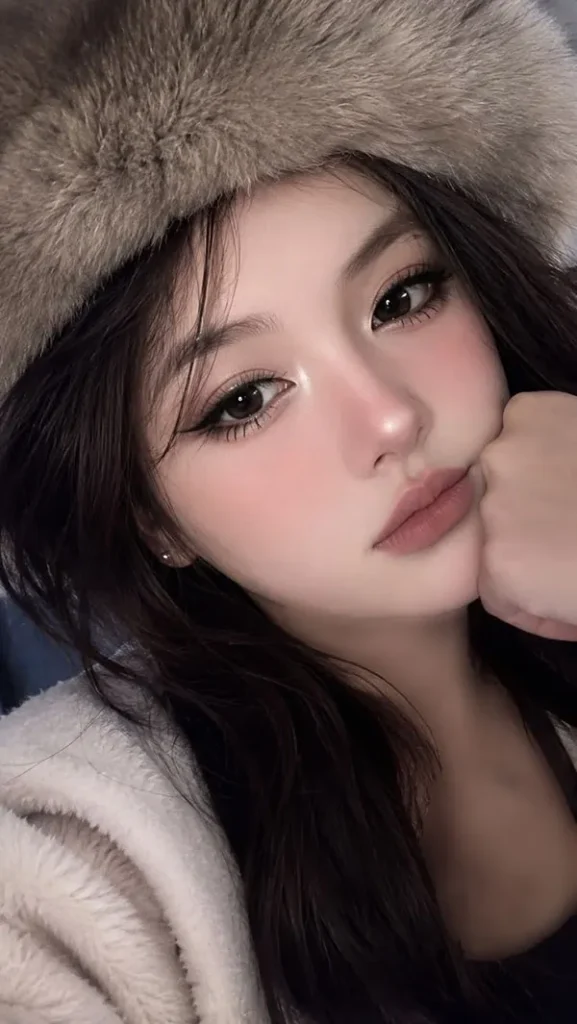 Korean style makeup look 27