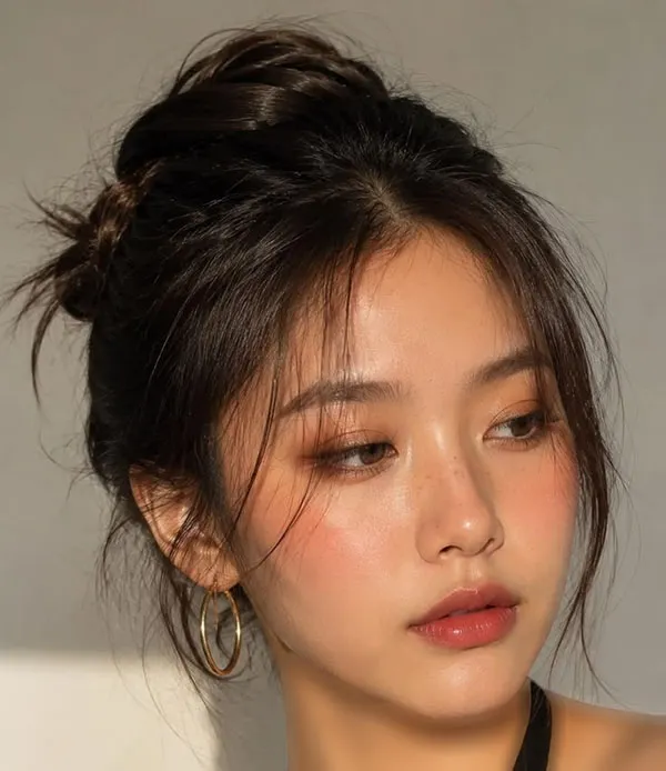 Korean style makeup look 4
