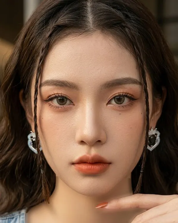 Korean style makeup look 5