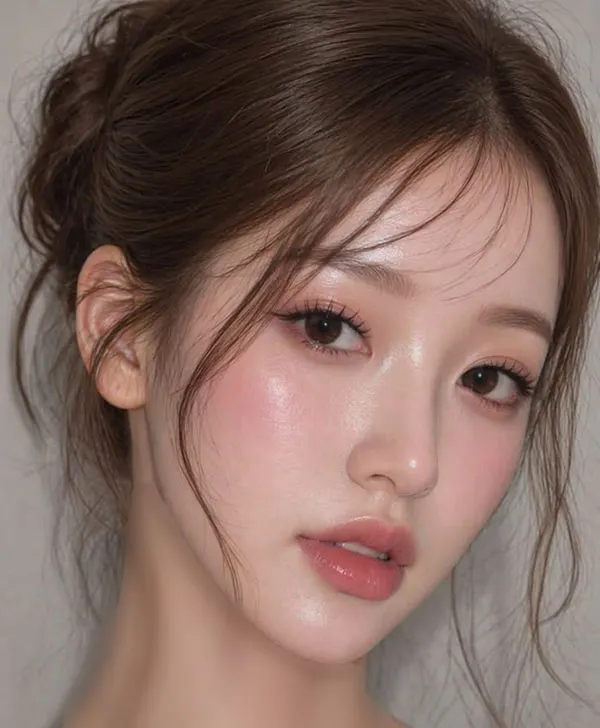 Korean style makeup look 6