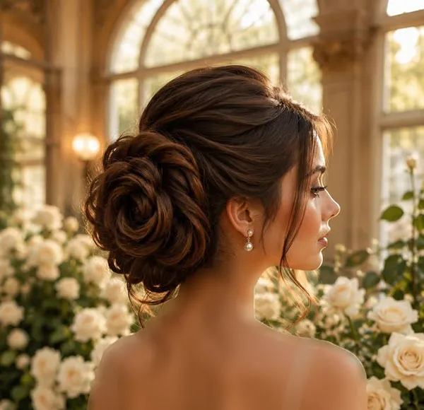 Long hair updo style 20