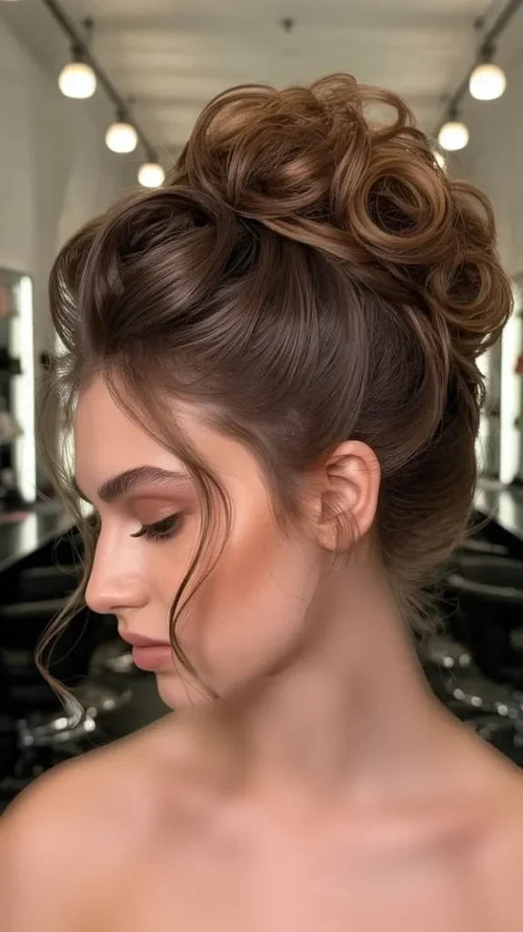 Long hair updo style 23