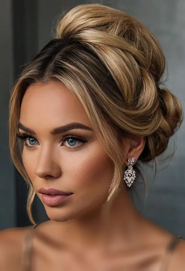 Long hair updo style 24