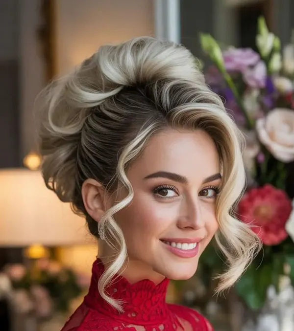 Long hair updo style 5