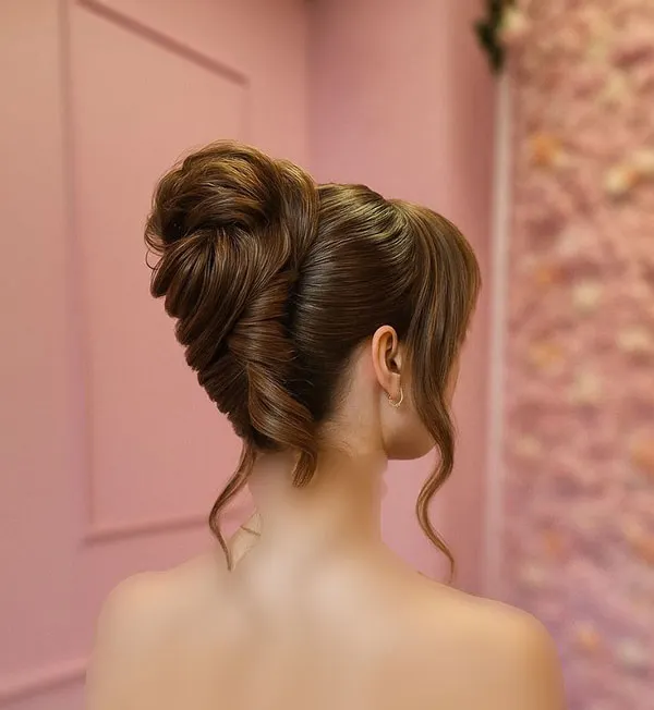 Long hair updo style 9