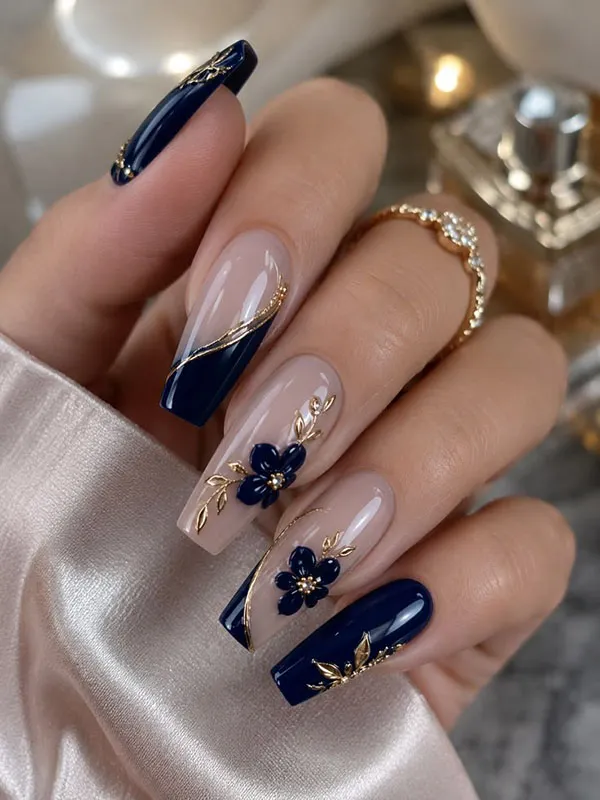35 طرح ناخن بلند که امسال همه عاشقشان شدهاند! 14 Long nail design 10