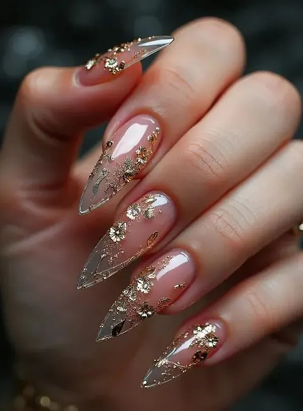 35 طرح ناخن بلند که امسال همه عاشقشان شدهاند! 18 Long nail design 13
