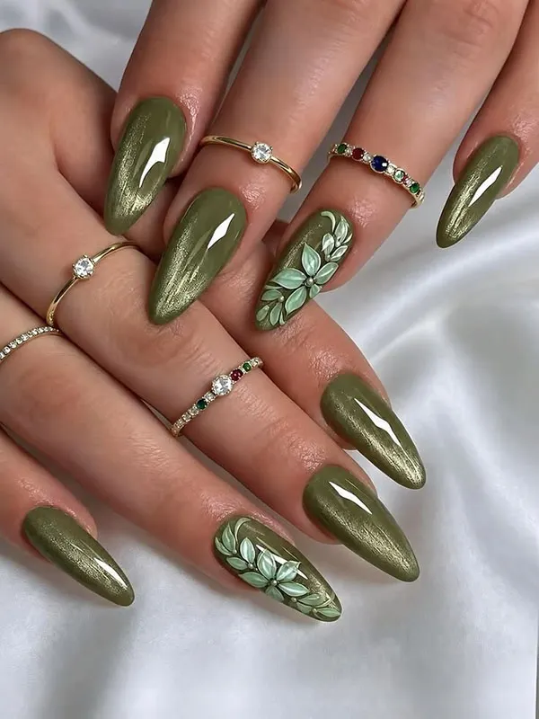 35 طرح ناخن بلند که امسال همه عاشقشان شدهاند! 22 Long nail design 16