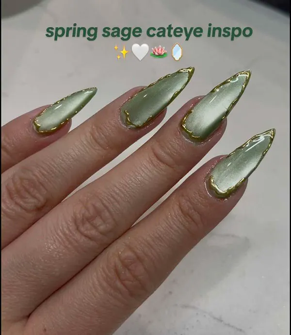 35 طرح ناخن بلند که امسال همه عاشقشان شدهاند! 5 Long nail design 2