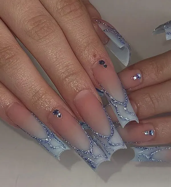 35 طرح ناخن بلند که امسال همه عاشقشان شدهاند! 6 Long nail design 4