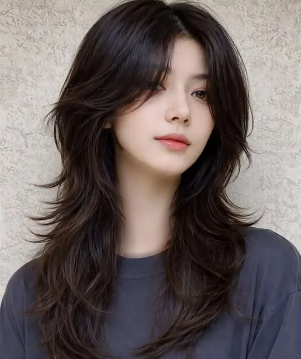 Long wolf cut 15