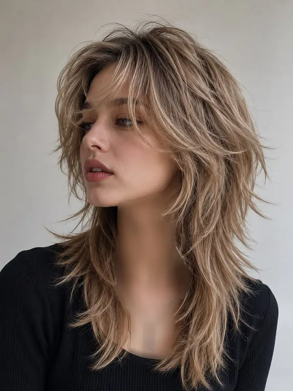 Long wolf cut 7