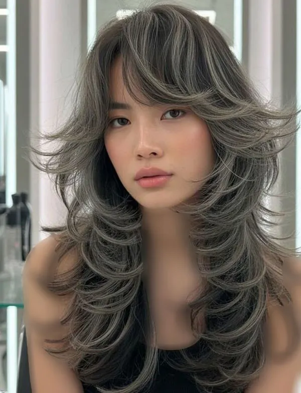 Long wolf cut 9