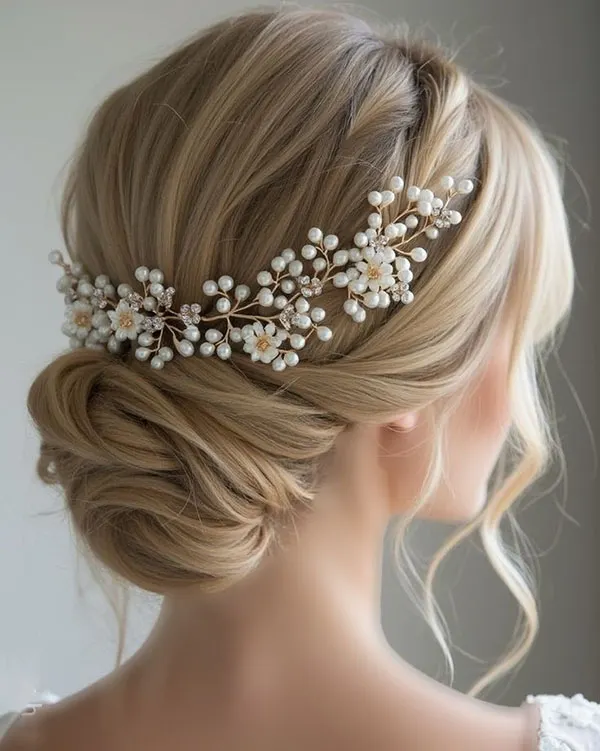 Low bridal updo 10