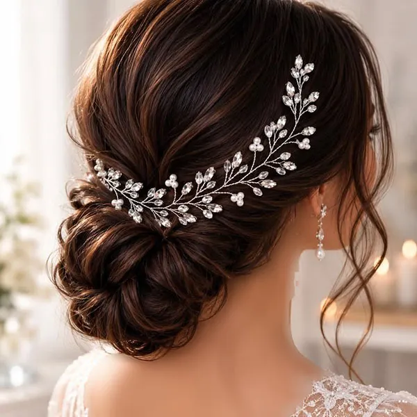 Low bridal updo 13