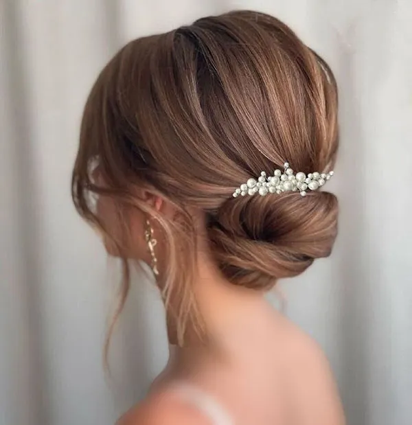 Low bridal updo 18