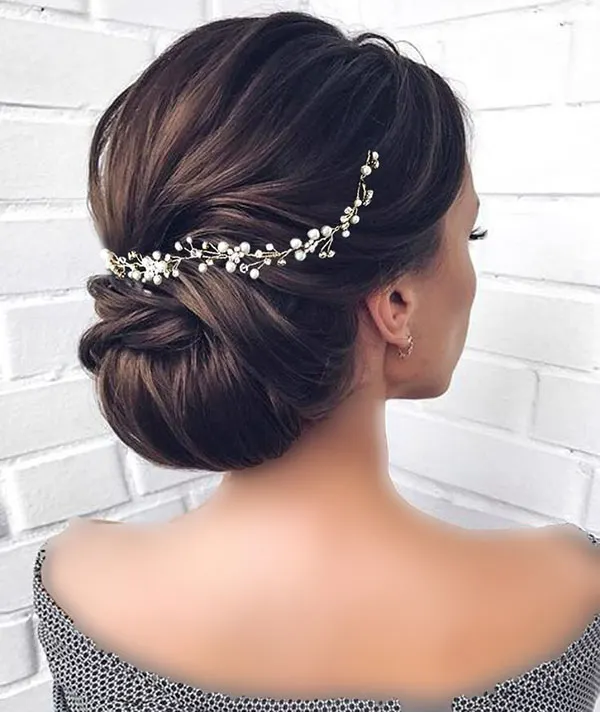 Low bridal updo 9