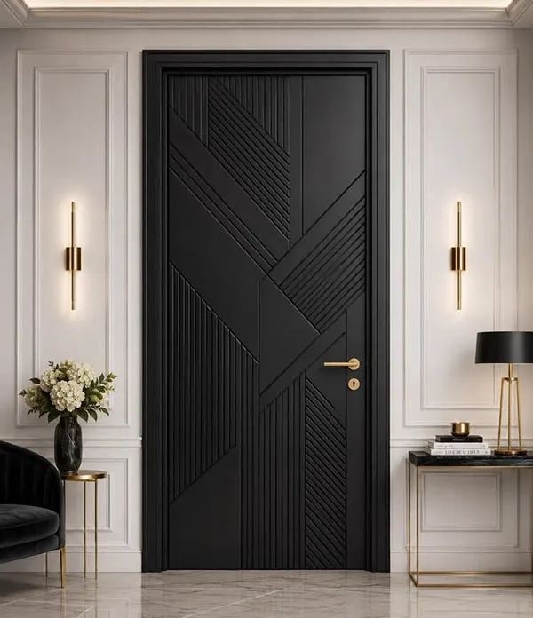 30 مدل درب اتاق خواب لوکس که هیچوقت از مد نمیافتند! 15 Luxury bedroom door 13