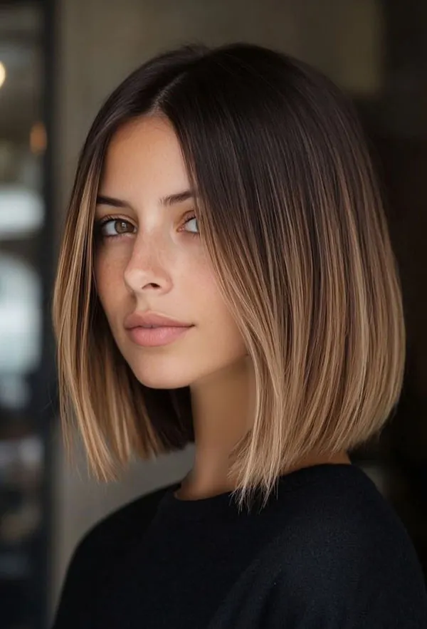 Nescafe toned highlights on black hair 29