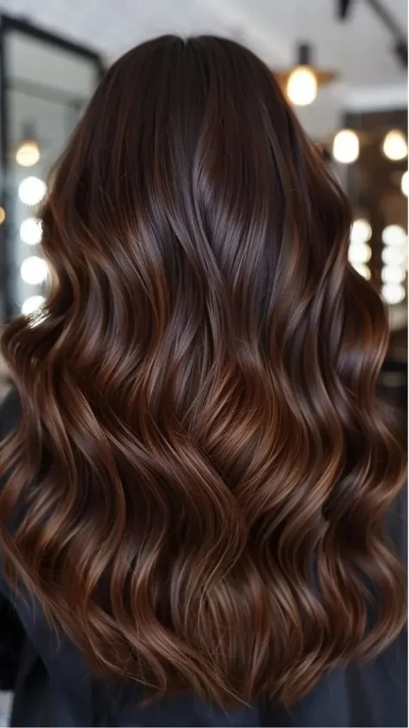 Nescafe toned highlights on black hair 8