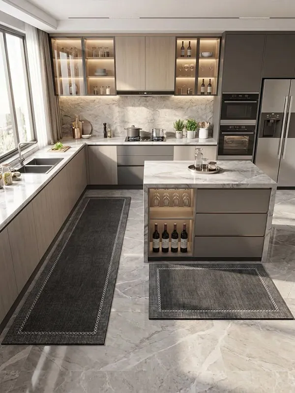 31 مدل اوپن آشپزخانه؛ بهترین طراحی برای خانههای ایرانی! 14 Open plan kitchen design 11