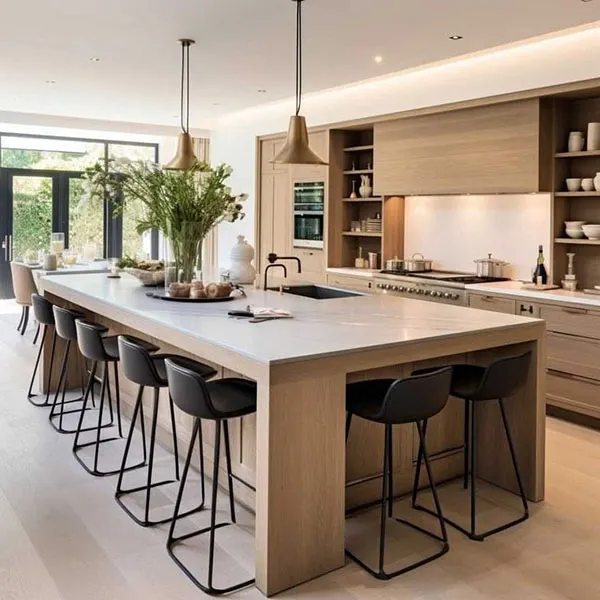 31 مدل اوپن آشپزخانه؛ بهترین طراحی برای خانههای ایرانی! 28 Open plan kitchen design 24