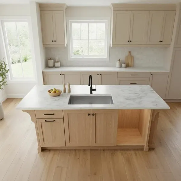 31 مدل اوپن آشپزخانه؛ بهترین طراحی برای خانههای ایرانی! 33 Open plan kitchen design 28