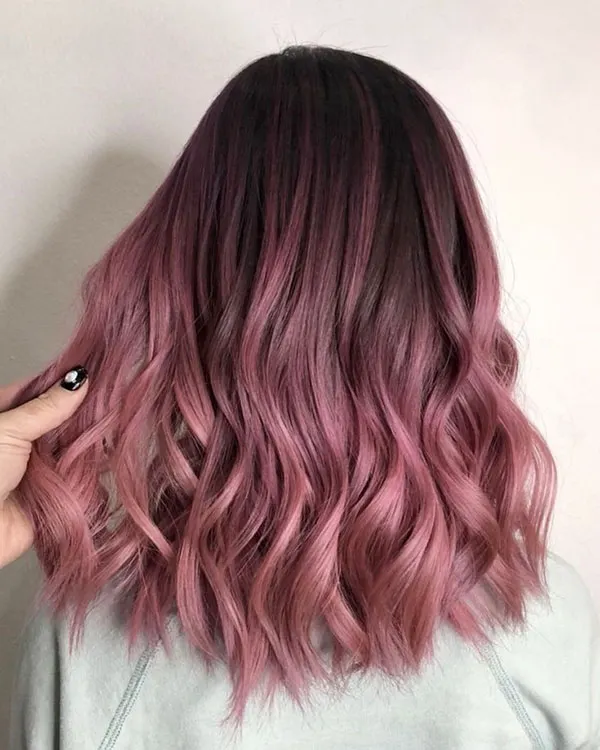 Pink hair highlights 2