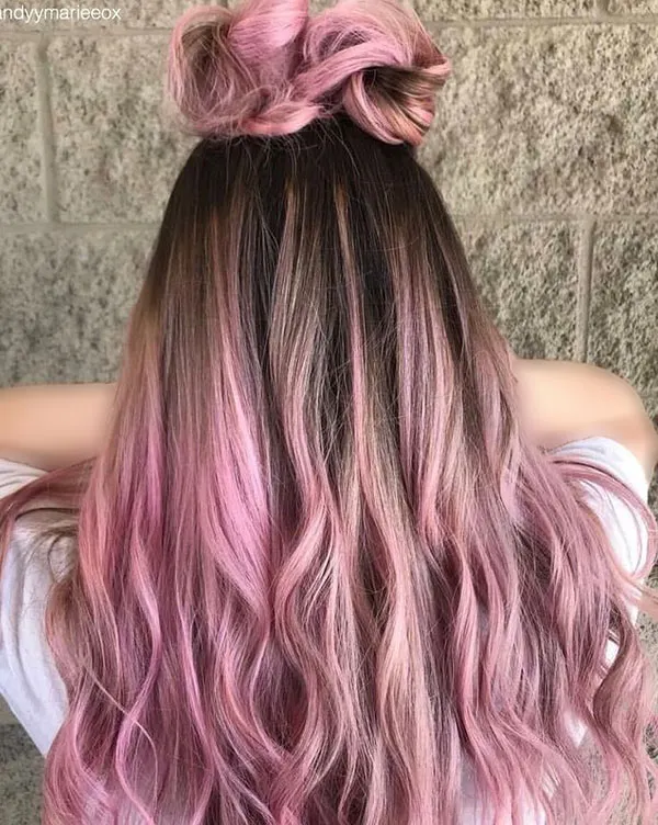 Pink hair highlights 28