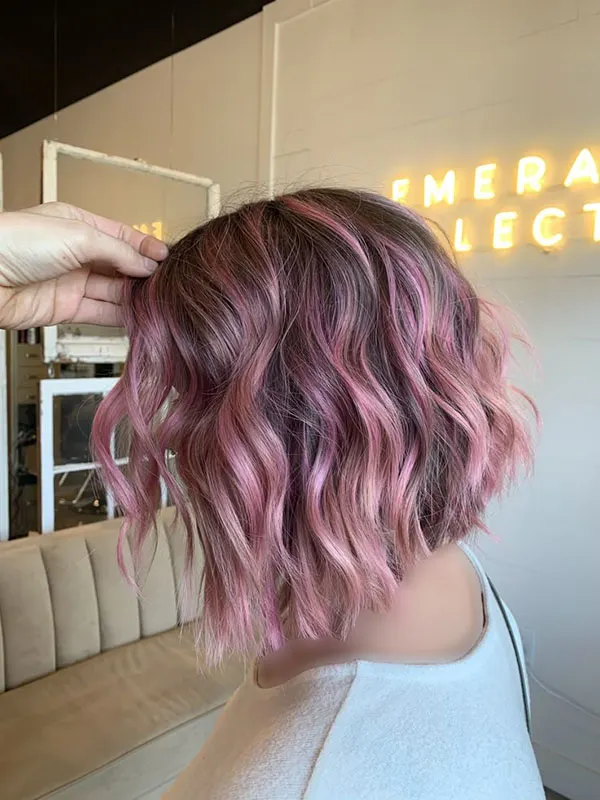 Pink hair highlights 30