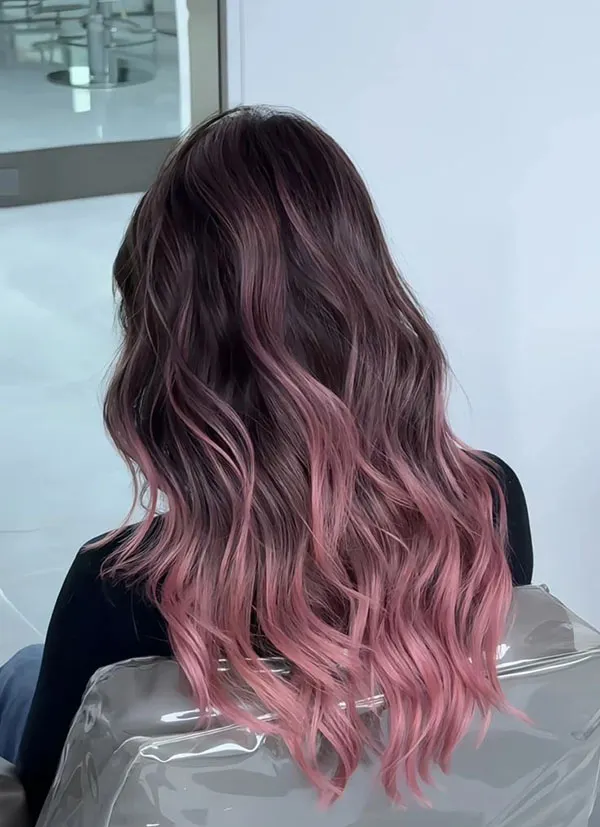 Pink hair highlights 8