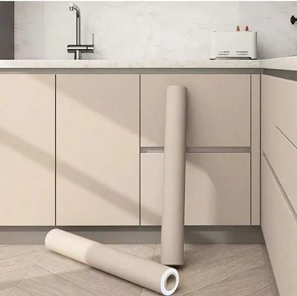 32 مدل روکش کابینت چسبی؛ ترفندی که آشپزخانه را بدون بازسازی نو میکند! 5 Self adhesive cabinet covering 2
