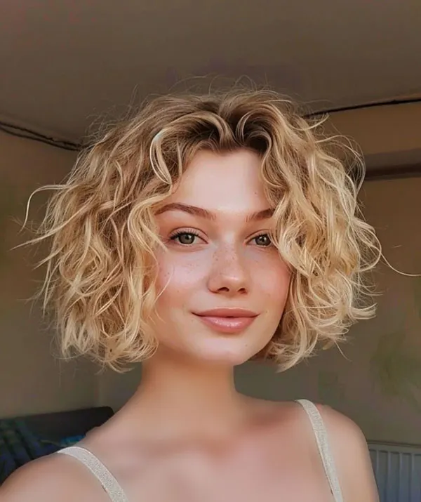 Short curly hairstyle 10