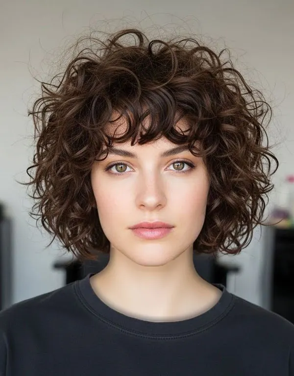 Short curly hairstyle 19