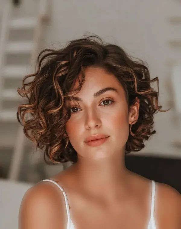 Short curly hairstyle 3