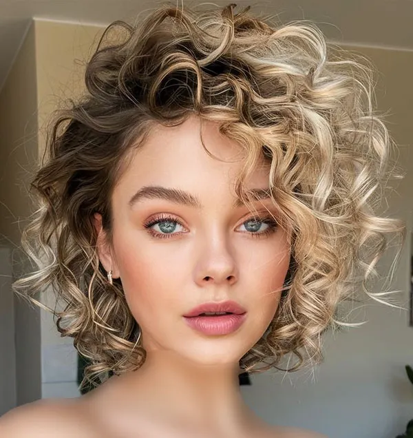 Short curly hairstyle 4