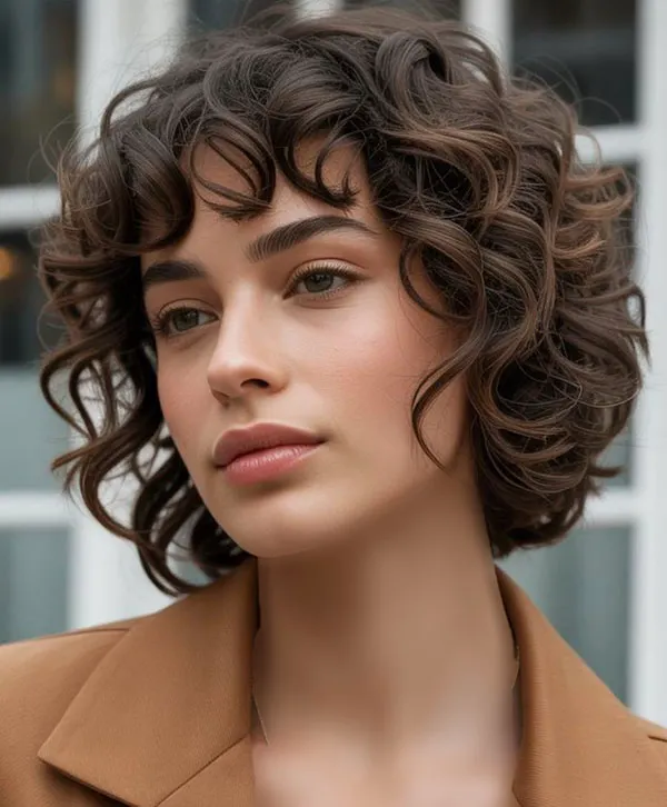 Short curly hairstyle 7