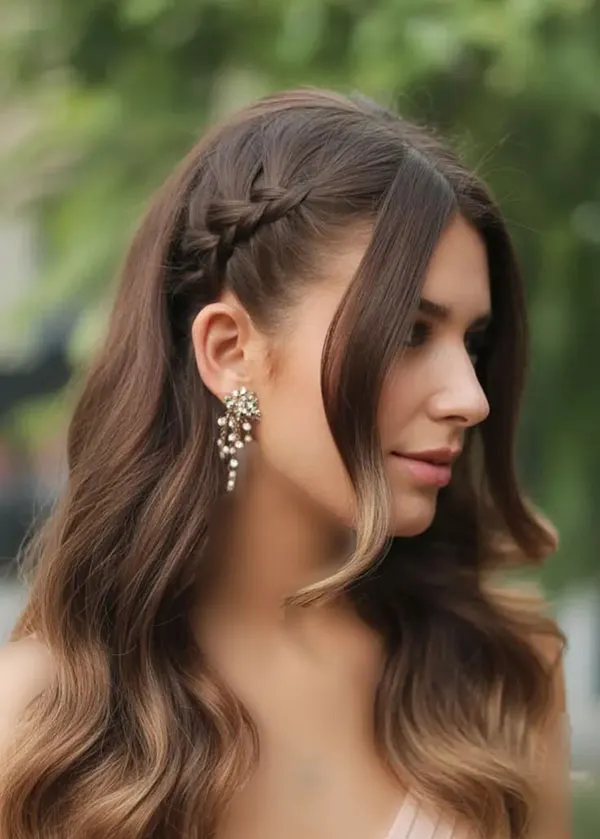 31 مدل بافت بغل سر؛ جدیدترین مدلهای ساده و مجلسی! 4 Side of the head braid 1
