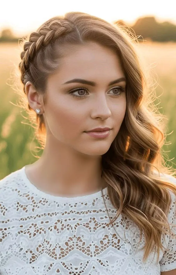 31 مدل بافت بغل سر؛ جدیدترین مدلهای ساده و مجلسی! 19 Side of the head braid 16