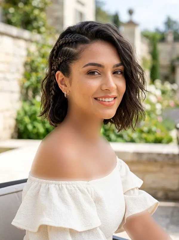 31 مدل بافت بغل سر؛ جدیدترین مدلهای ساده و مجلسی! 26 Side of the head braid 23