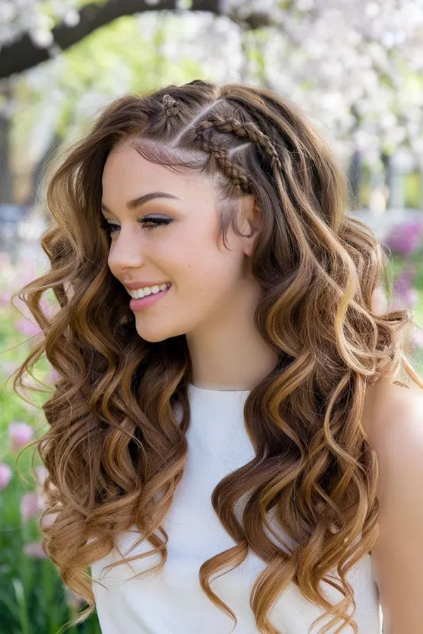 31 مدل بافت بغل سر؛ جدیدترین مدلهای ساده و مجلسی! 11 Side of the head braid 8