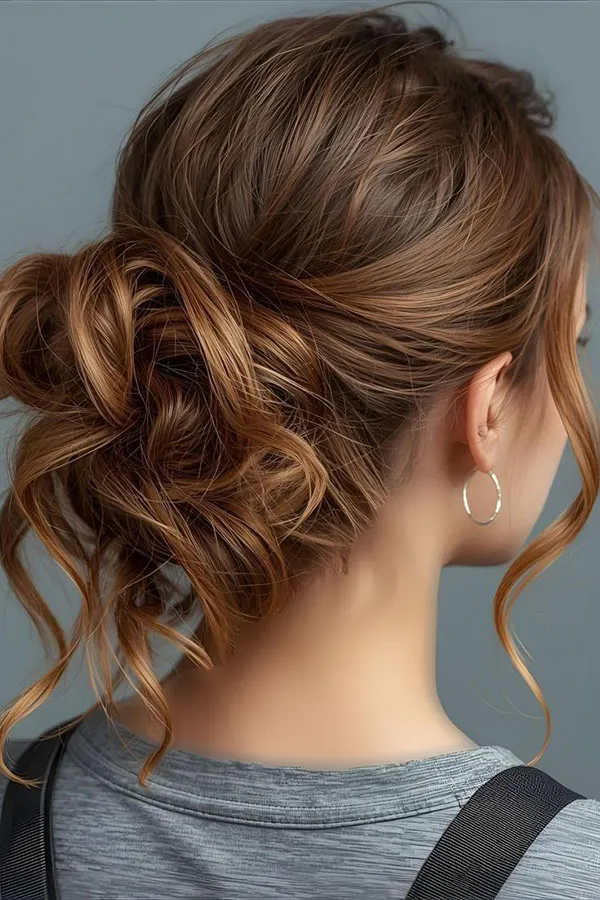 Simple updo for at home 1