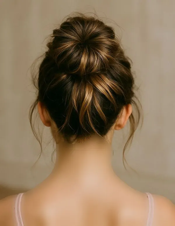 Simple updo for at home 10