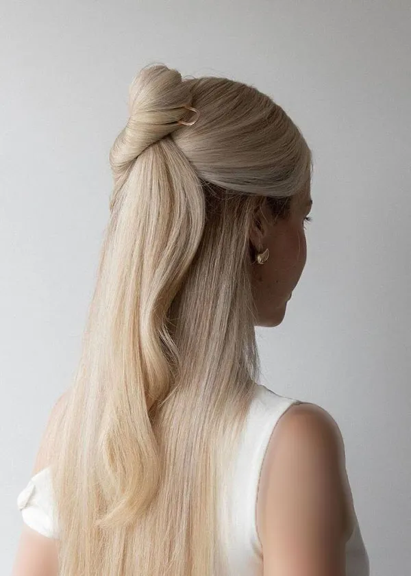 Simple updo for at home 12