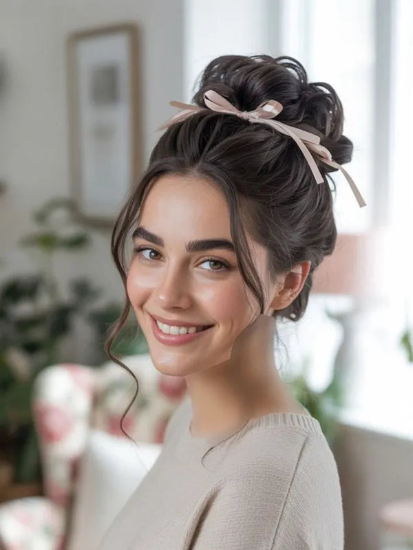 Simple updo for at home 24