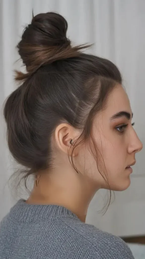 Simple updo for at home 26