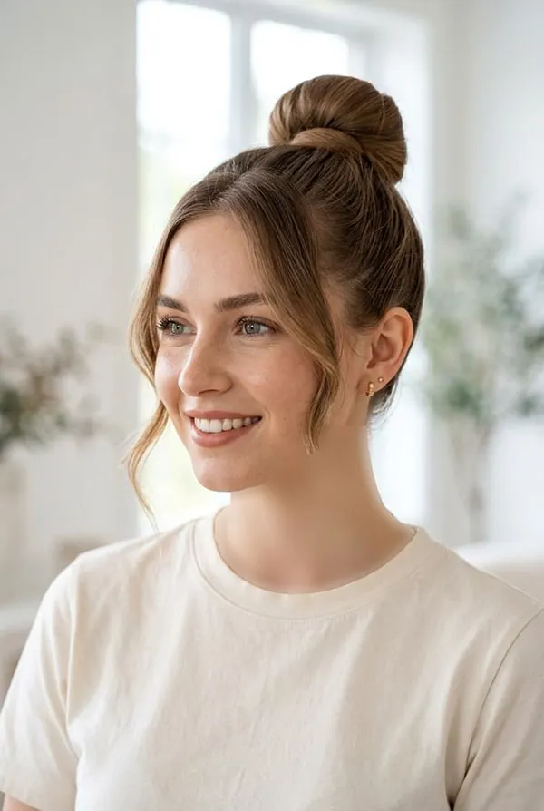 Simple updo for at home 5