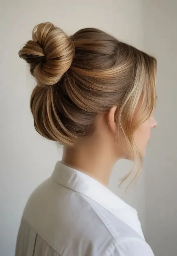 Simple updo for at home 9