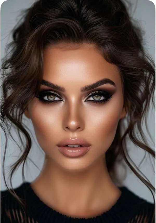Smoky makeup look 1